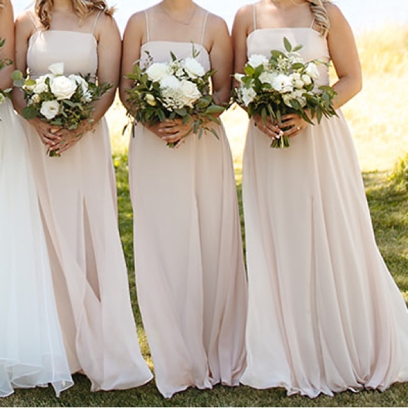 Blush Pink Maxi Dress - Picture 1 of 4
